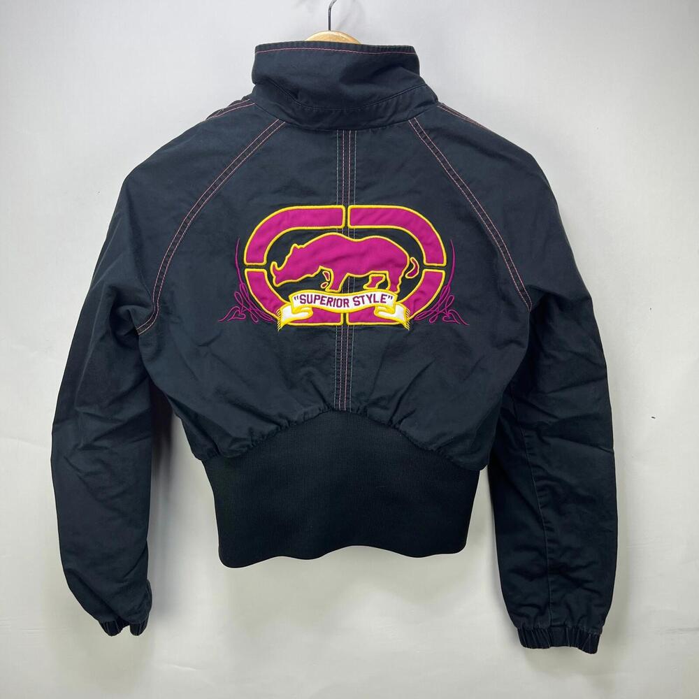 Vintage Y2K Ecko Red Zip Up Jacket Hip Hop Womens Large